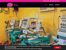 Tablet Screenshot of embroideryexcellence.com